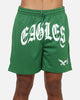 Mitchell & Ness Philadelphia Eagles Arch Script Shorts Green