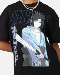 Goat Crew X Naruto Sasuke T-Shirt Black