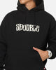 S Double Mid Block Fleece Hoodie Black