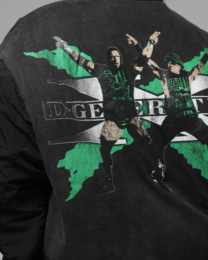 Loiter X WWE DX Generation Bomber Jacket Black