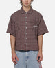 Worship Catharsis Box Crop Shirt Red Check