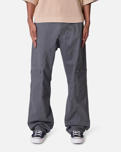 MNML Secret Zipper Cargo Pants Grey