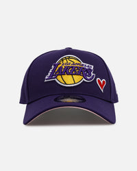 New Era Los Angeles Lakers 'Team Color Hearts' 9FORTY A-Frame Snapback Official Team Color