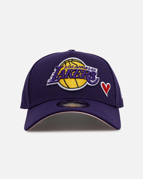 New Era Los Angeles Lakers 'Team Color Hearts' 9FORTY A-Frame Snapback Official Team Color