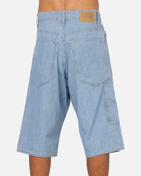 G-Star Bam Logger Denim Shorts Vintage Blue