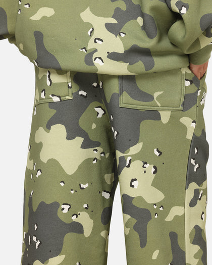Carre Sideline Trackpants Green Camo