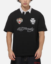 Loiter Hardy League Polo T-Shirt Black