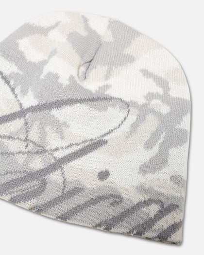 Mitchell & Ness Chicago Bulls Snow Camo Skull Beanie Snow Camo