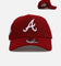 New Era Atlanta Braves 'Candy Apple' 9FORTY A-Frame Snapback Cardinal
