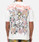 Ed Hardy Floral Skull T-Shirt Off White