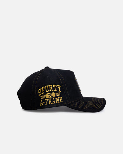 New Era New York Yankees 'Statement Suede 10 Year Anniversary' 9FORTY A-Frame Snapback Black Suede