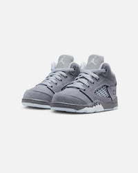Jordan Kids' Air Jordan 5 Retro "Wolf Grey" (TD) Graphite