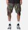 MNML Tassle Cargos Denim Shorts Camo