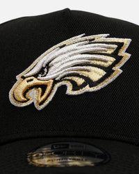 New Era Philadelphia Eagles 'New Year's Eve' 9FORTY A-Frame Snapback Gold/Silver