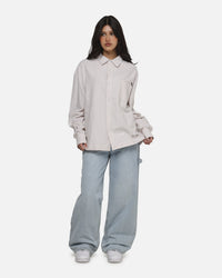 Carre x Disney M&F Long Sleeve Oxford Shirt Ecru/Dark Khaki