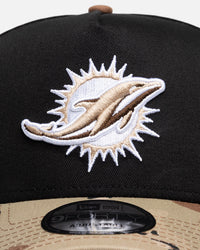 New Era Miami Dolphins "NFL 26 AU Two Tone" 9Forty A-Frame Snapback Black/Camo