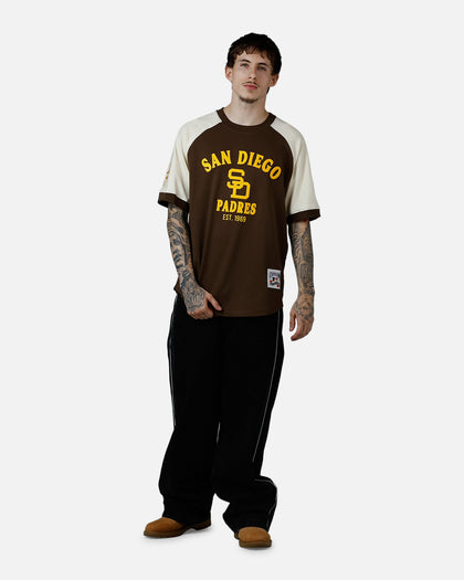 Pro Standard San Diego Padres Double Knit Raglan T-Shirt Brown