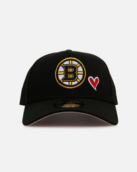 New Era Boston Bruins 'Team Color Hearts' 9FORTY A-Frame Snapback Official Team Color