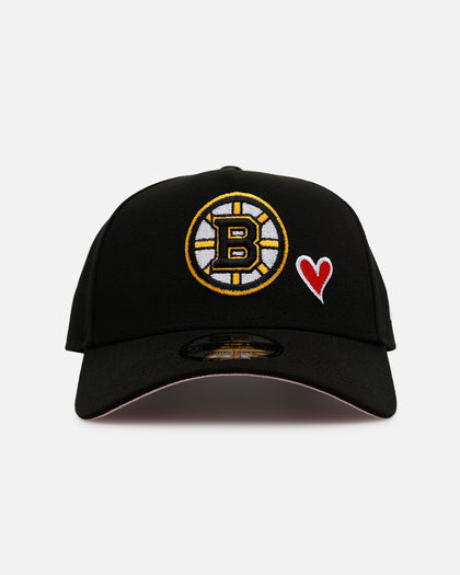 New Era Boston Bruins 'Team Color Hearts' 9FORTY A-Frame Snapback Official Team Color