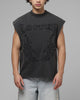 Loiter Cyber Applique Muscle T-Shirt Black