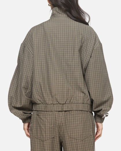 Adidas Women's Checks Track Top Olive