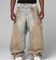 Loiter Layered Western Jeans Blue Wash