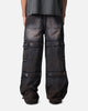 MNML Void Baggy Ring Denim Jeans Washed Black