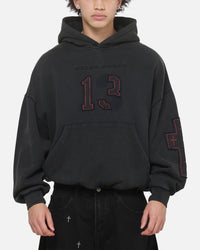 Saint Morta Requiem Boxy Hoodie Washed Black