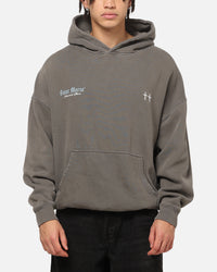 Saint Morta La Muerte Boxy Hoodie Washed Charcoal