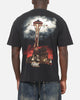 73Studio X Fallout Take Her For A Spin T-Shirt Black Acidwash