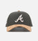New Era Atlanta Braves 'Moss Canvas Wheat' 9FORTY A-Frame Snapback Moss Canvas/Ivory