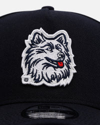 New Era UConn Huskies 'Retro Final Four' 9FORTY A-Frame Snapback Official Team Color