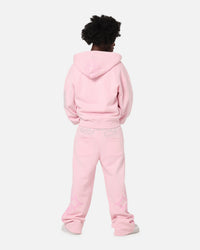 Ed Hardy Trinity Zip Hoodie Pink