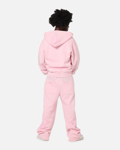 Ed Hardy Trinity Zip Hoodie Pink