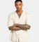 XXIII Terry Knit Button Up Shirt Tan