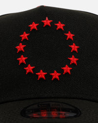 New Era Philadelphia 76ers 'Outline' 9FORTY A-Frame Snapback Black