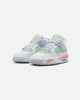 Jordan Kids' Air Jordan 4 Retro (GS) White/Medium Soft Pink