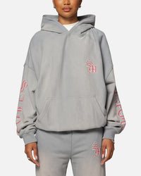 Saint Morta Hardcore Boxy Hoodie Sunfade Grey