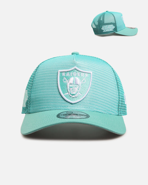 New Era Las Vegas Raiders 'Polychromatic Mesh' 9FORTY A-Frame Snapback Mint/White