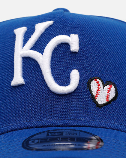 New Era Kansas City Royals 'Baseball Hearts' 9FORTY A-Frame Snapback Official Team Color