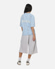 Adidas Vintage All Over Print T-Shirt Light Blue