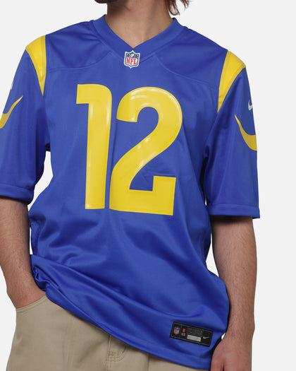 Nike Los Angeles Rams Puka Nacua #12 Home Game NFL Jersey Official Team Colours