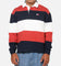 Tommy Jeans Relaxed Badge Stripe Rugby Shirt Navy