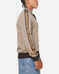 Lacoste Monogram Track Jacket Crossiant/Cookie