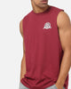 Bleacher Athletic Manly Warringah Sea Eagles NRL Adult Muscle T-Shirt Maroon