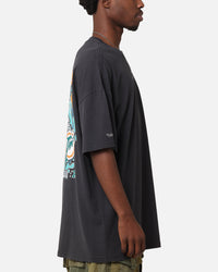 Mitchell & Ness Miami Dolphins 'Alter Ego' Flames T-Shirt Faded Black
