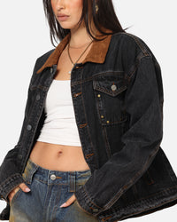 Saint Morta Rodeo Drive Denim Jacket Black Shadow