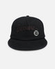 S Double Canvas Cap Black