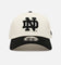New Era Notre Dame Fighting Irish 'Easy Chrome Black' 9FORTY A-Frame Snapback Chrome/Black