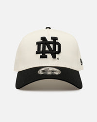 New Era Notre Dame Fighting Irish 'Easy Chrome Black' 9FORTY A-Frame Snapback Chrome/Black